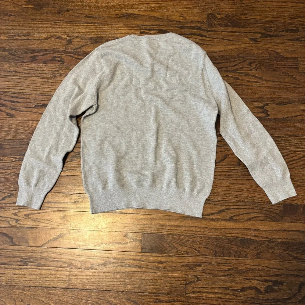 J. Crew Gray Longsleeve Waffle Knit